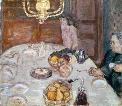 De Lunch door Pierre Bonnard